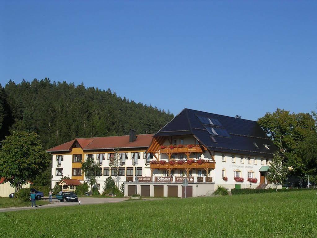 Landgasthof Zum Schwanen Hornberg Bagian luar foto