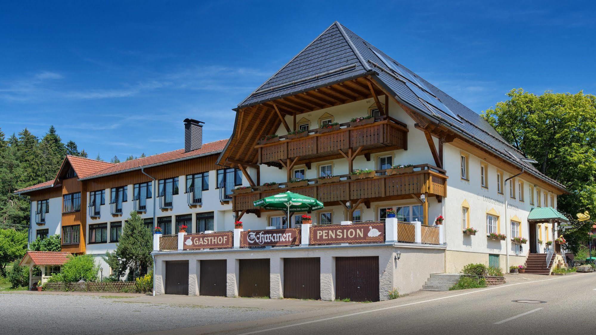 Landgasthof Zum Schwanen Hornberg Bagian luar foto