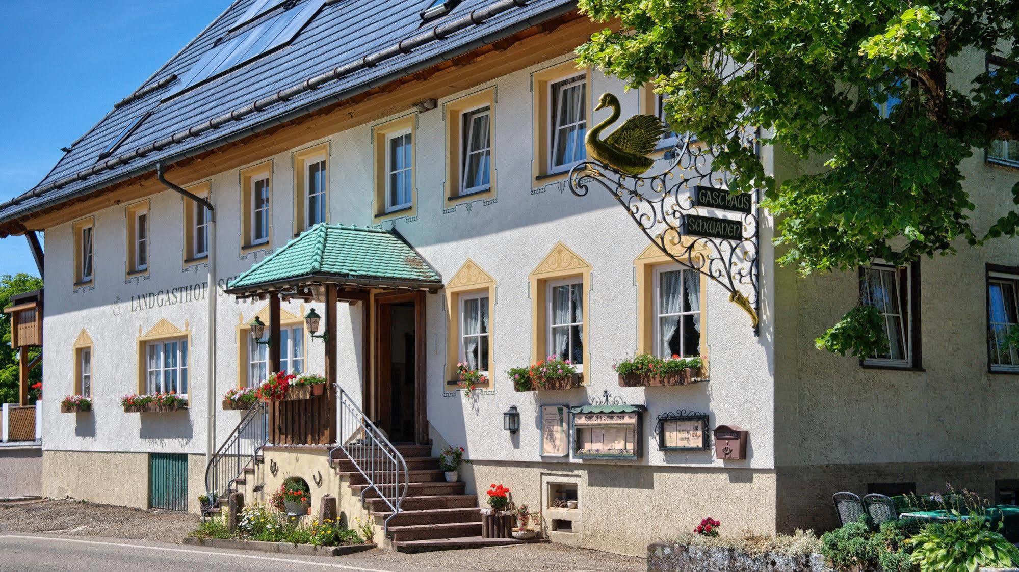 Landgasthof Zum Schwanen Hornberg Bagian luar foto